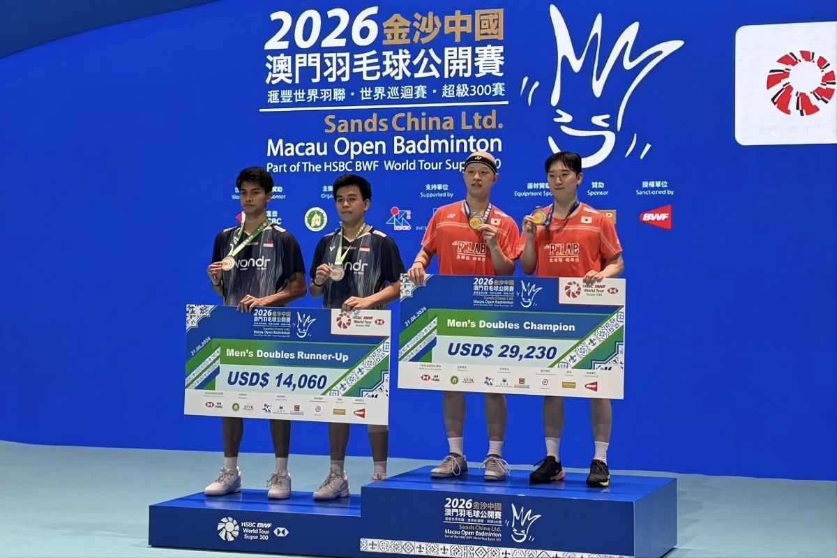 Devin/Faathir fokus benahi konsentrasi usai kalah di final Macau Open