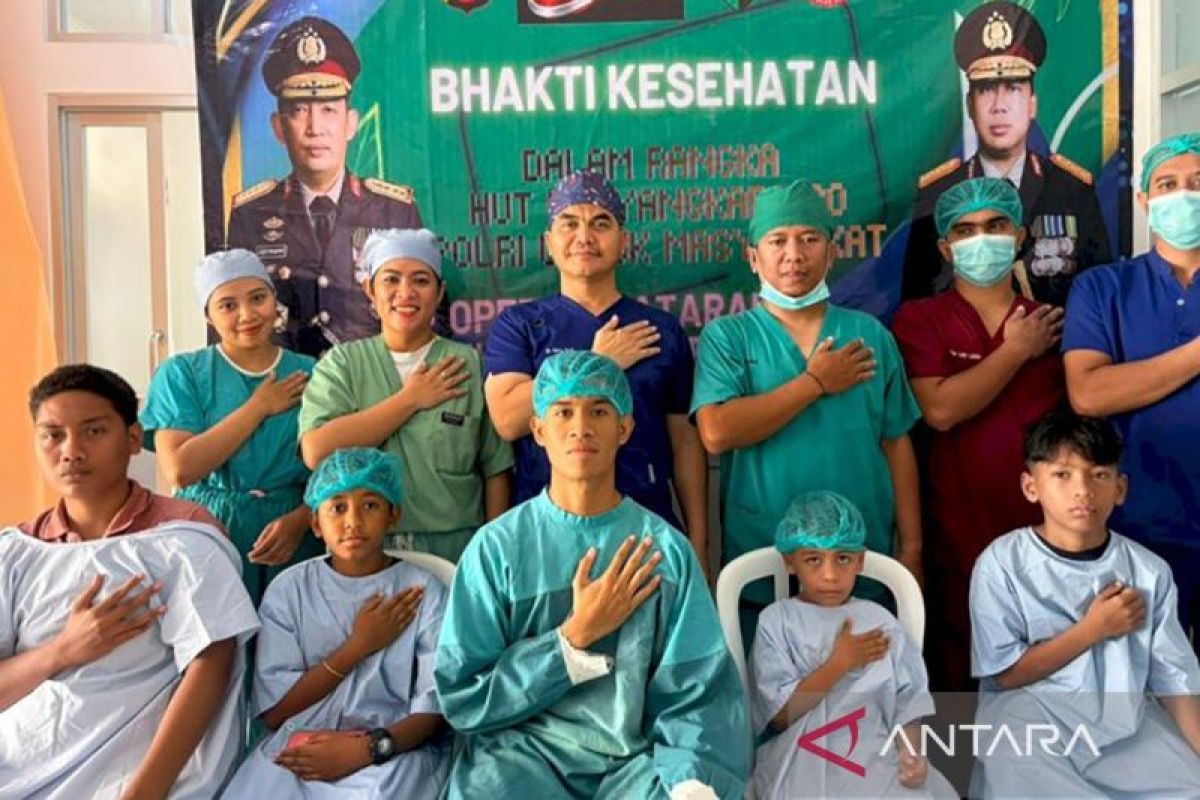 Polda NTT berikan layanan kesehatan gratis bagi 5.845 warga