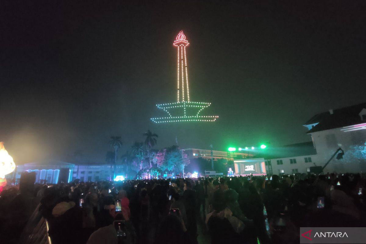 Rayakan HUT ke-499 Jakarta, Kota Tua gelar "Jakarta Light Festival"