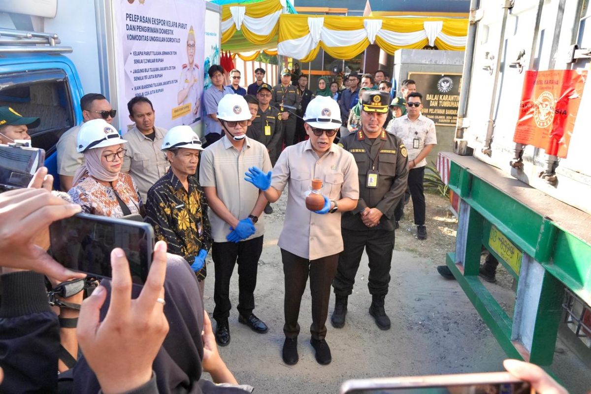 Barantin: Kelapa parut Gorontalo berhasil tembus pasar Uni Eropa