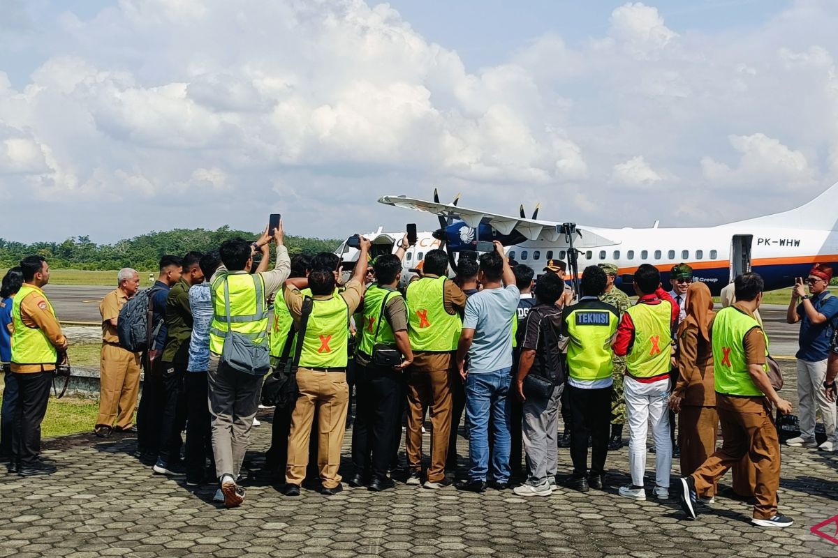 Bupati Inhu optimis pesawat Wings Air sukses layani masyarakat di Bandara Japura