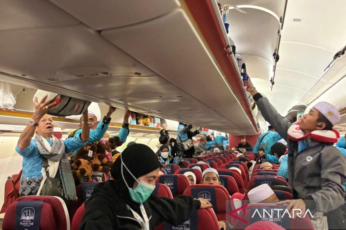 352 haji Kloter 14 Debarkasi Banjarmasin tiba di tanah air