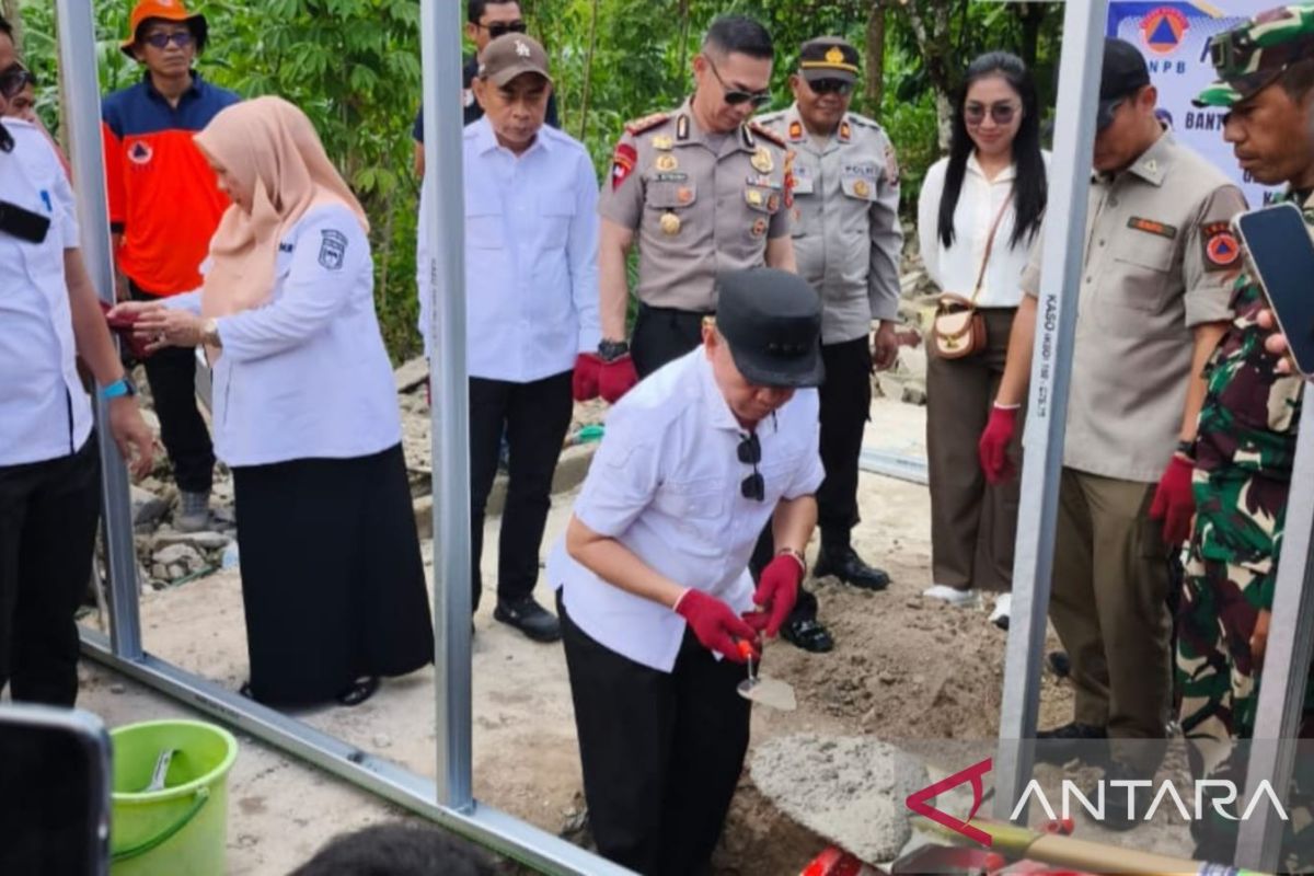 BNPB percepat pembangunan 50 huntara di Nokilalaki Sigi