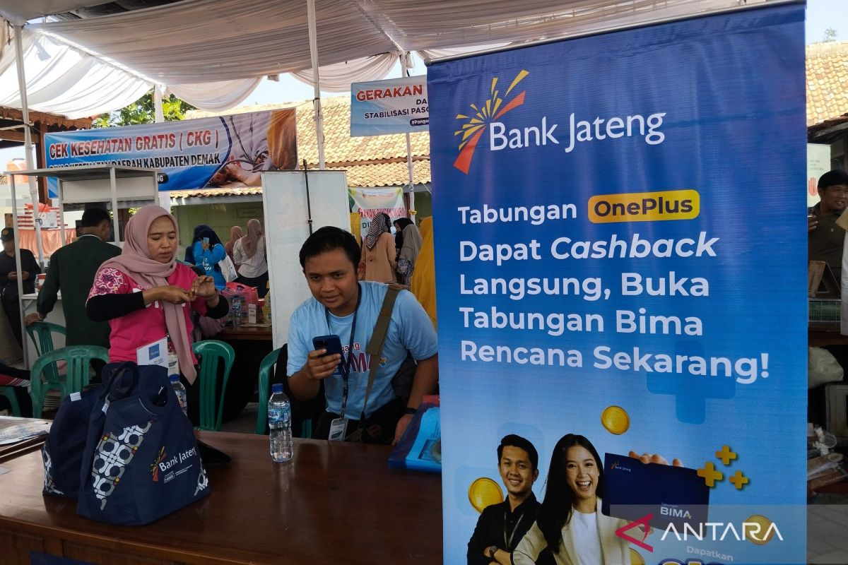 Bank Jateng Cabang Demak mencatat nasabah KUR didominasi sektor perdagangan
