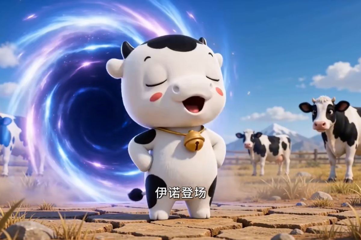 Yili Hadirkan Serial Komik AI, Angkat Kisah tentang Rantai Pasok Susu di Ajang China Chain Expo