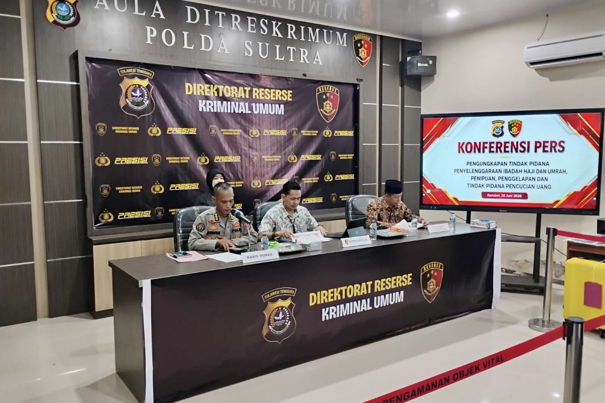Polda Sultra lacak aliran dana umrah ilegal Rp7 M lewat pasal TPPU