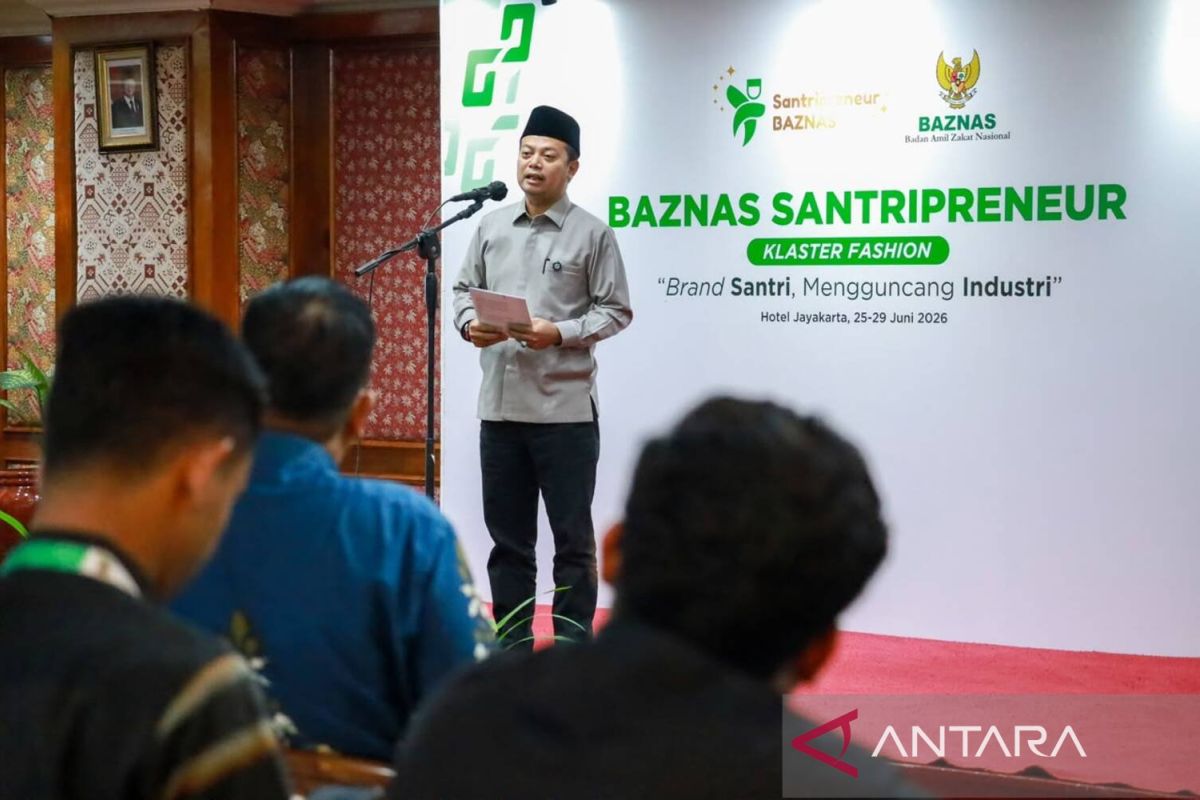 Baznas siapkan santri jadi wirausaha lewat Santripreneur Fesyen 2026