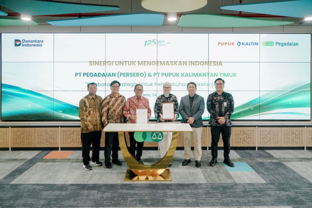 Pegadaian dan Pupuk Kaltim jalin kolaborasi strategis demi pertumbuhan berkelanjutan