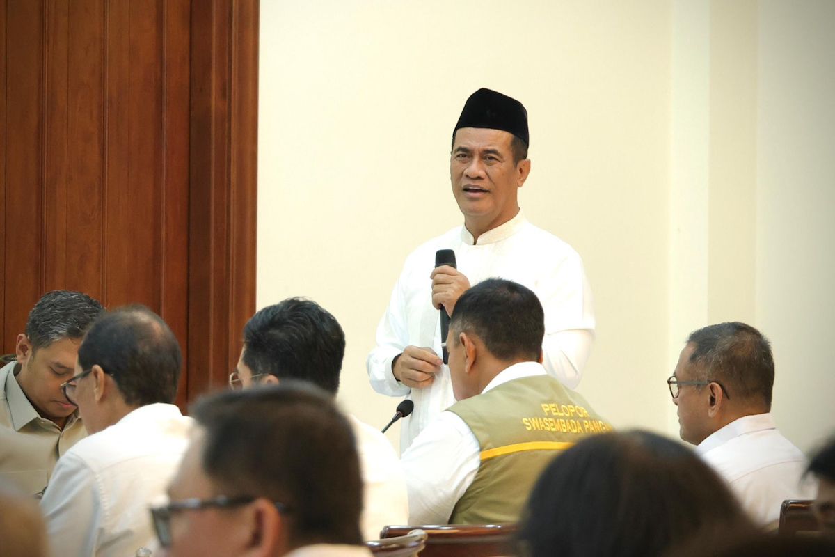 Mentan dorong BUMN pangan jadi motor hilirisasi pertanian nasional