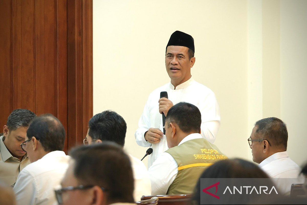 Mentan dorong BUMN pangan jadi motor hilirisasi pertanian nasional