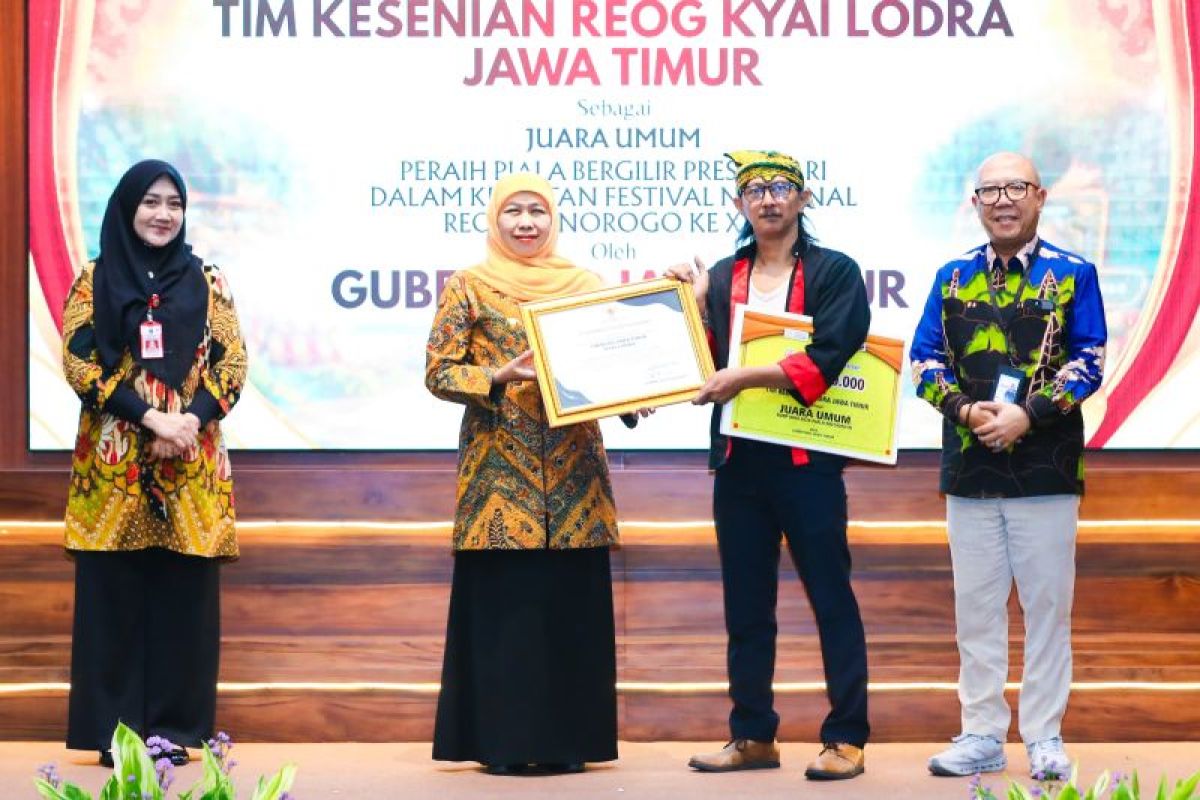 Gubernur Jatim ajak perkuat regenerasi dan ekosistem Reog Ponorogo