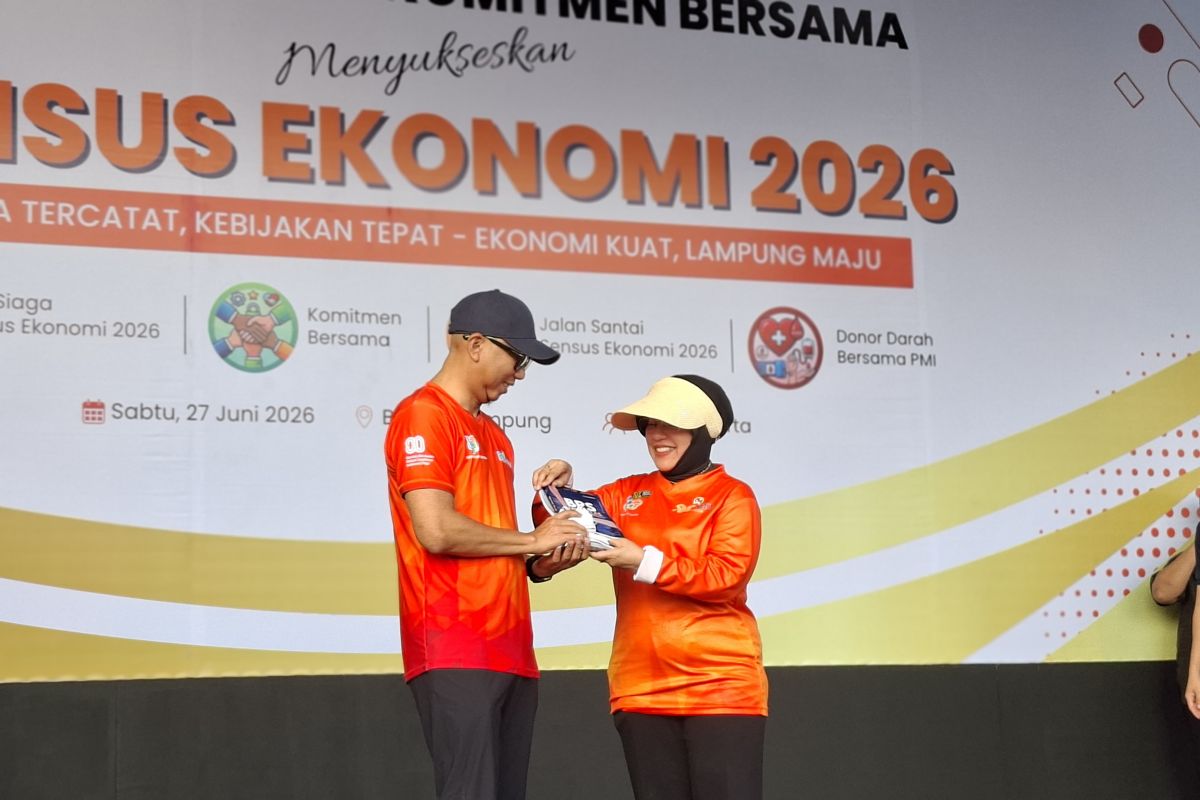 Lampung Juara Satu Sensus Ekonomi