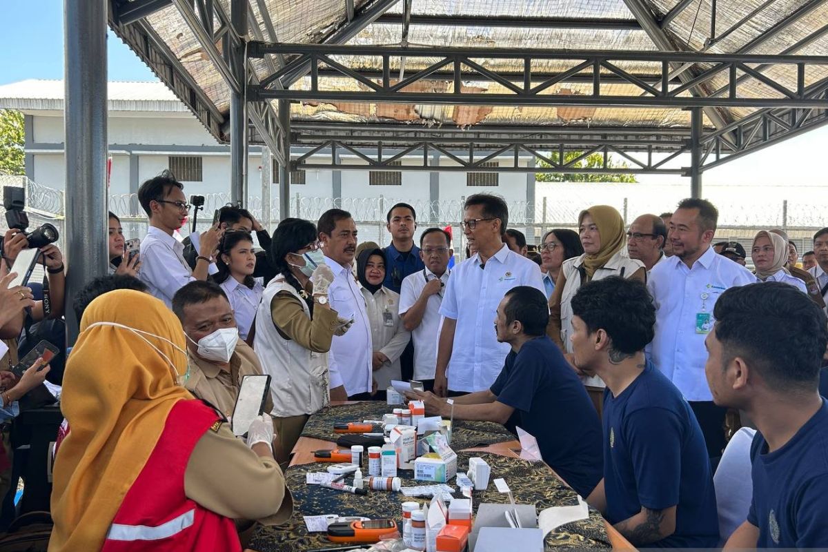 Kemenimipas-Kemenkes kick off nasional TBC di Lapas Nusakambangan