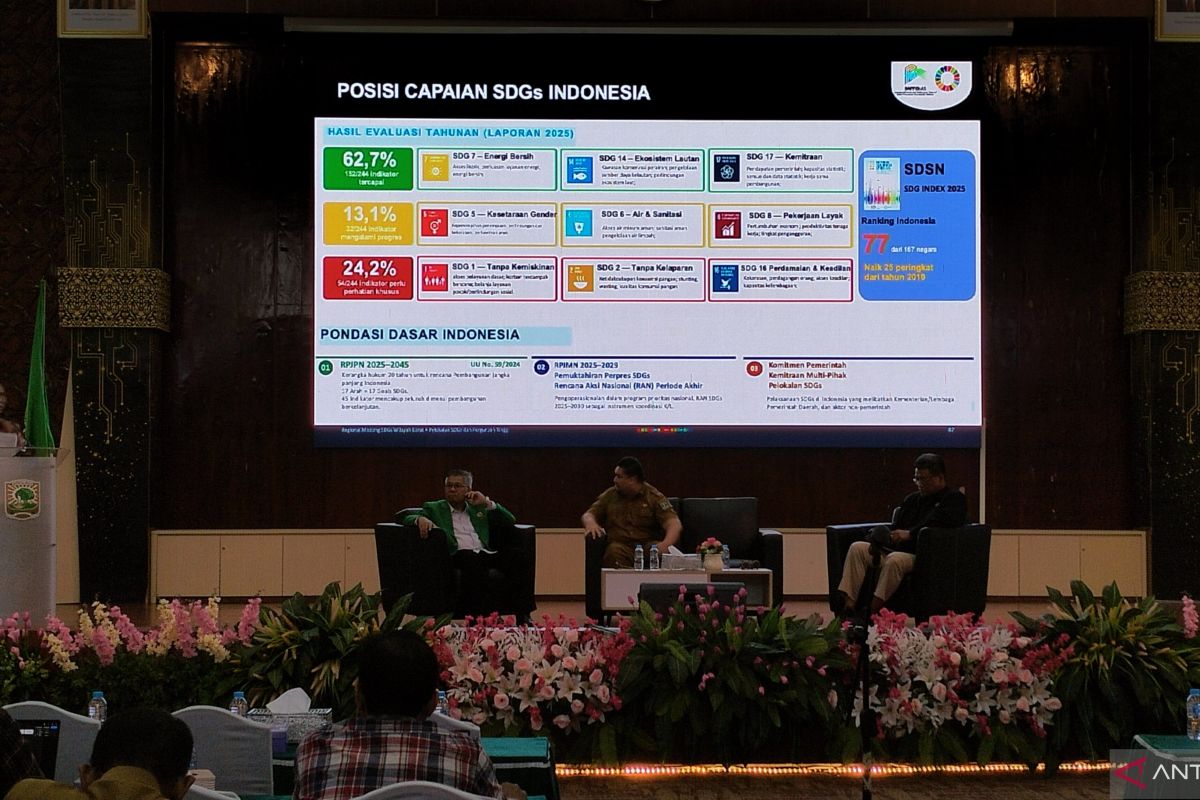 Bappenas sebut capaian SDGs Indonesia lebih baik dari Asia Pasifik