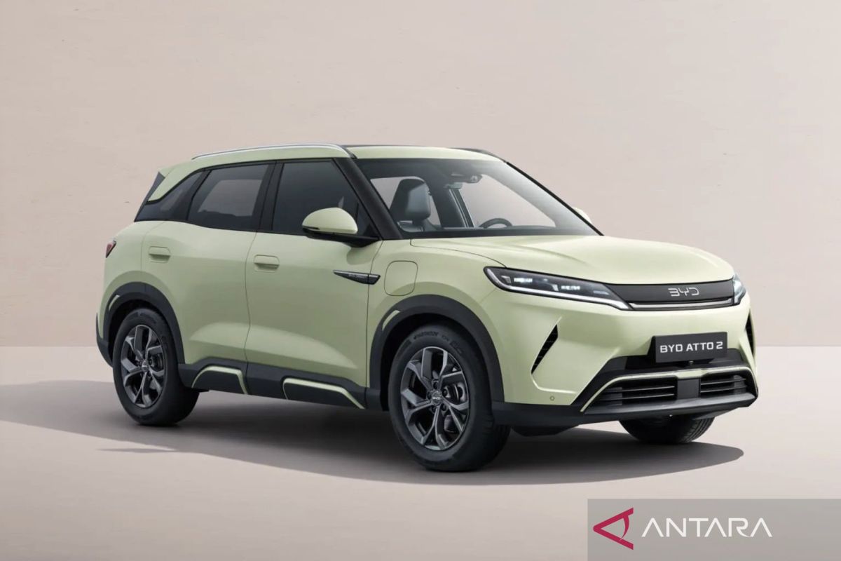 BYD Atto 2 baru diperkirakan dibekali sistem penggerak roda belakang