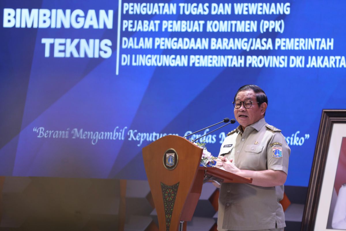 Pramono ingatkan PPK DKI terapkan kerja teknokratik