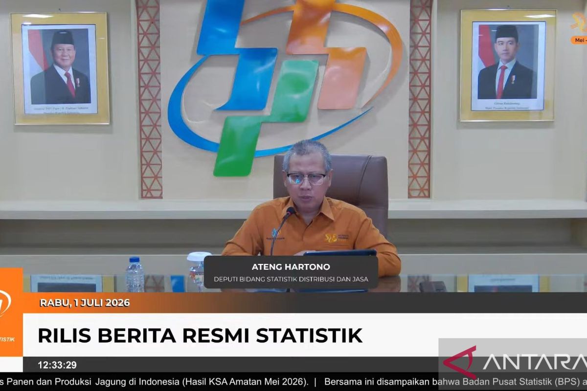 BPS mencatat nilai tukar petani di level 127,65 pada Juni 2026