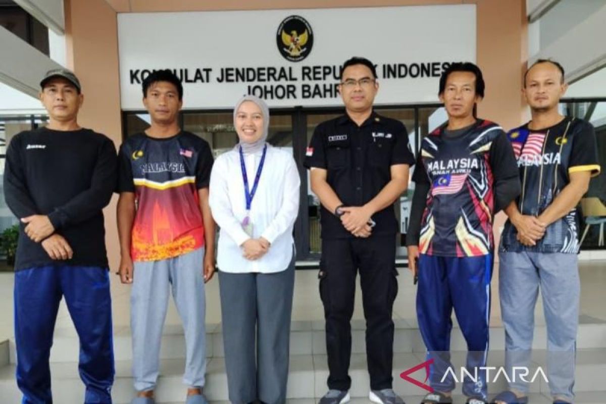 Diplomasi aktif, KJRI Johor berhasil pulangkan empat nelayan ke tanah air