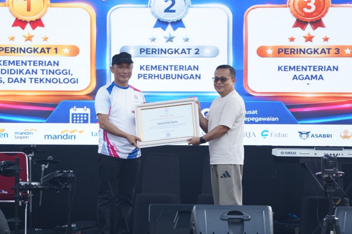 Kemenag raih penghargaan dari BKN, Instansi terbaik implementasi 12 kebijakan Pro-Karier ASN