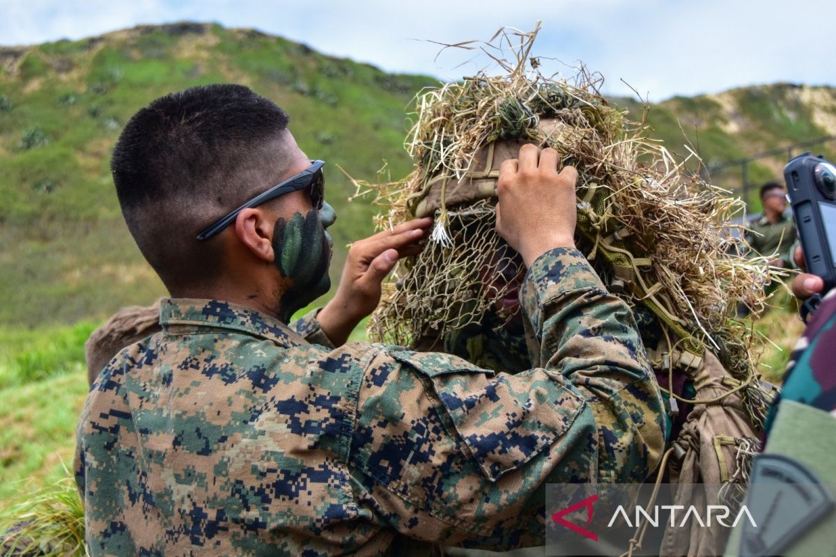 Marinir TNI dan US Marine asah kemampuan kamuflase tempur hingga CQB