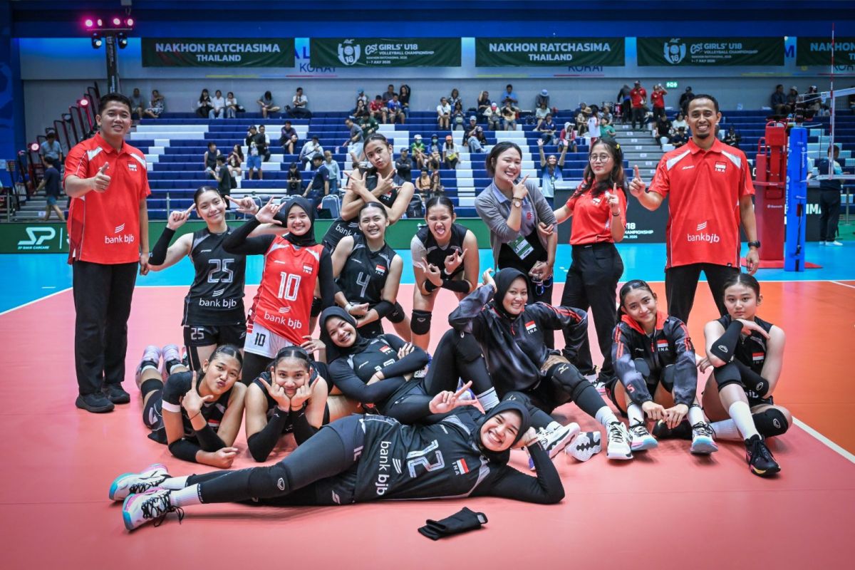 Timnas voli putri U18 Indonesia melaju ke perempat final