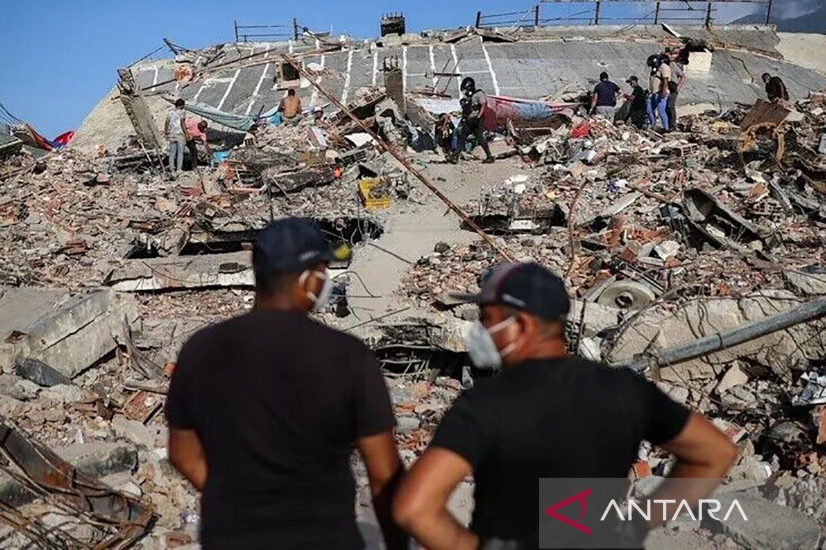 Korban tewas gempa bumi di Venezuela bertambah jadi 2.954 orang