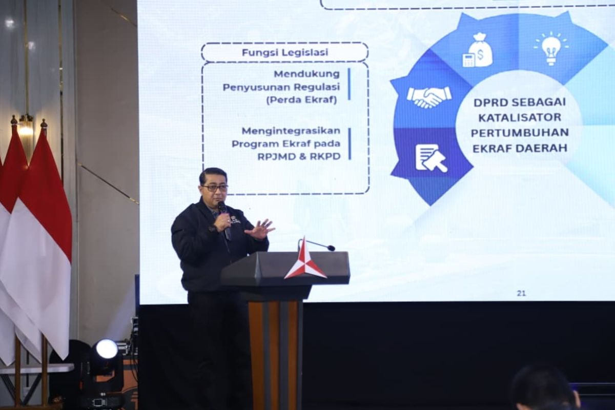 Menekraf dorong DPRD jadi penggerak pertumbuhan ekonomi kreatif daerah