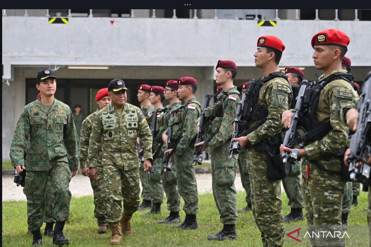 TNI dan SAF gelar latihan bersama pasukan komando di Singapura