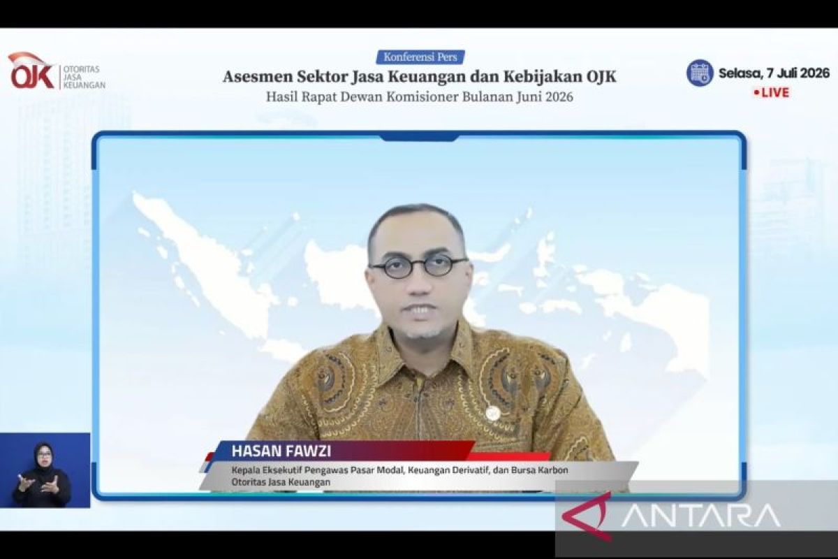 OJK nilai tekanan di pasar modal mulai mereda memasuki awal Juli