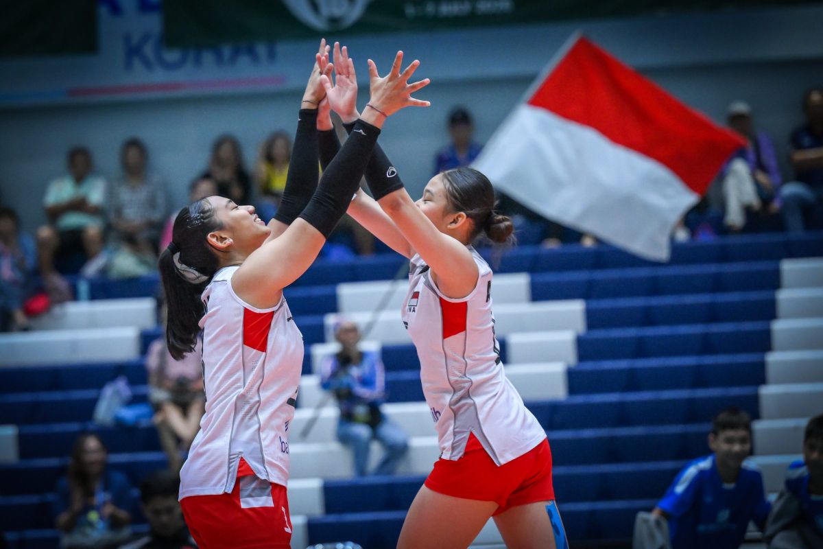 Timnas Voli Putri Indonesia peringkat tujuh AVC U-18 - ANTARA News Banten