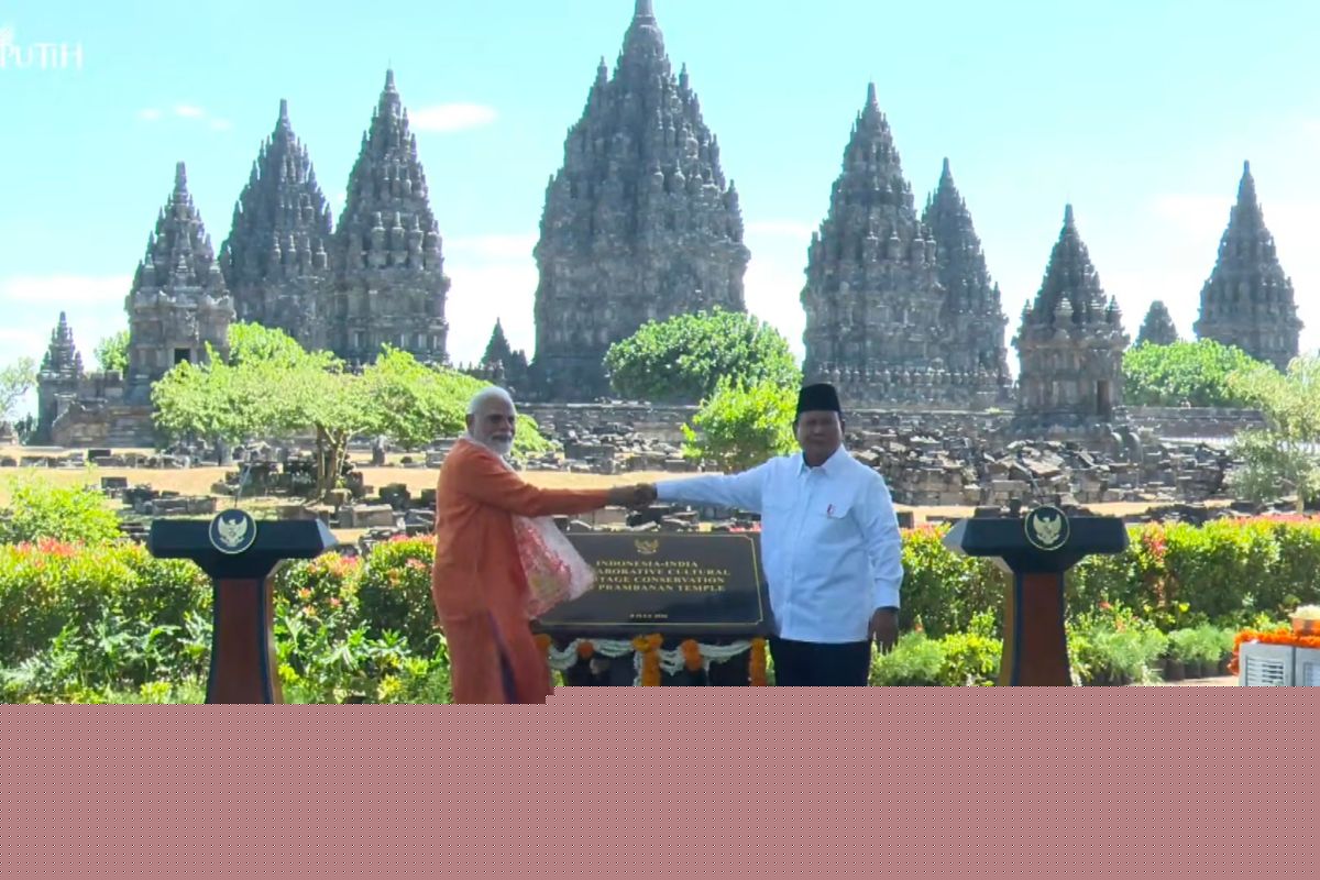 Prabowo harap kunjungan PM Modi ke Prambanan pererat persahabatan