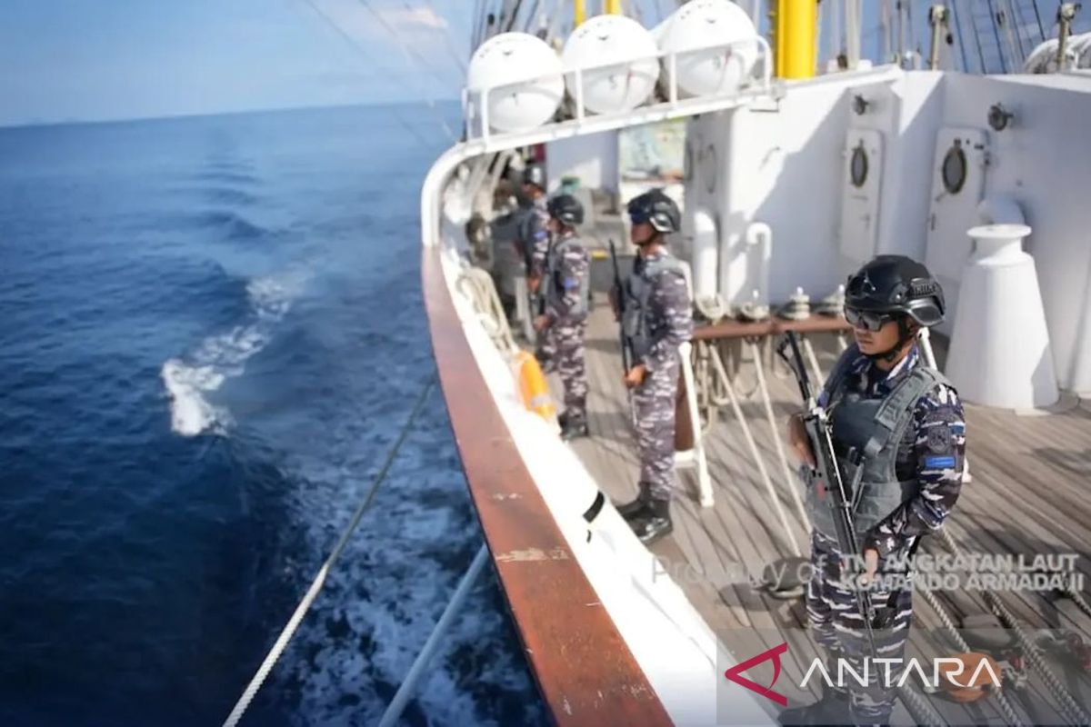 TNI AL perkuat pengamanan KRI Bima Suci di Laut Sulu