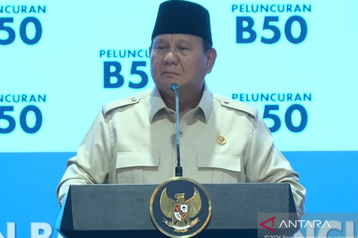Prabowo: Keberhasilan B50 berkat estafet kebijakan lintas presiden