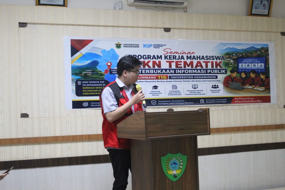 Mahasiswa KKN Unhas kembangkan website Kelurahan Boribellaya di Maros