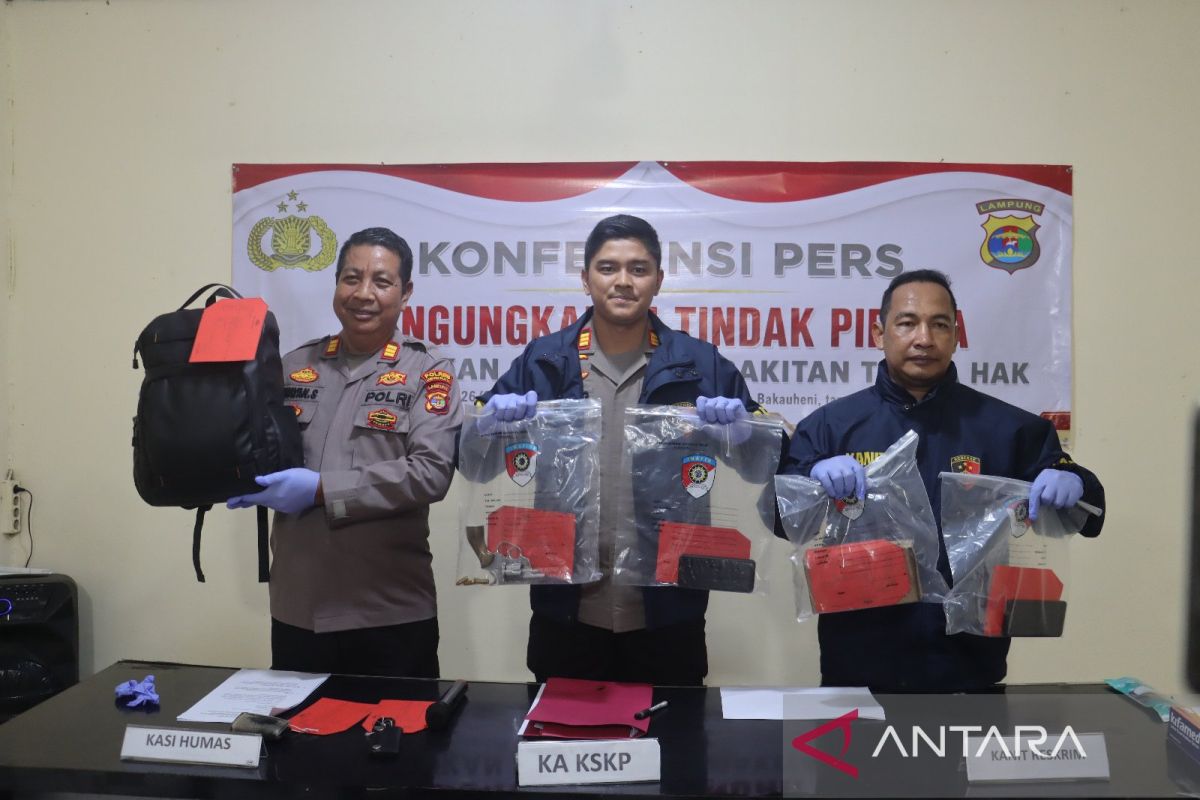 Polres Lampung Selatan bongkar jaringan senjata api ilegal lintas provinsi