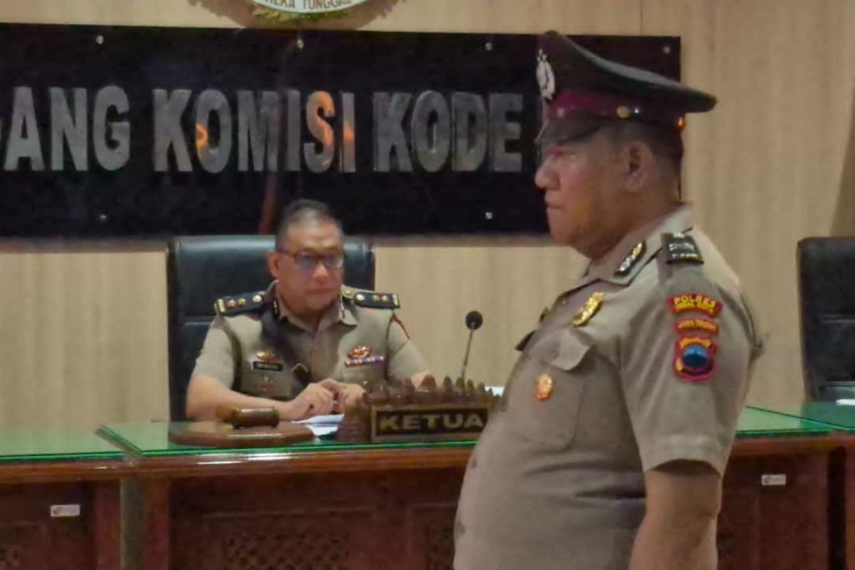 Oknum anggota Polres Tegal penganiaya wanita jalani sidang etik