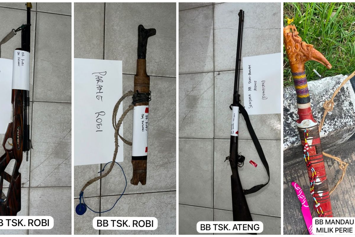Polri tangkap sembilan tersangka penyerang anggota di Katingan