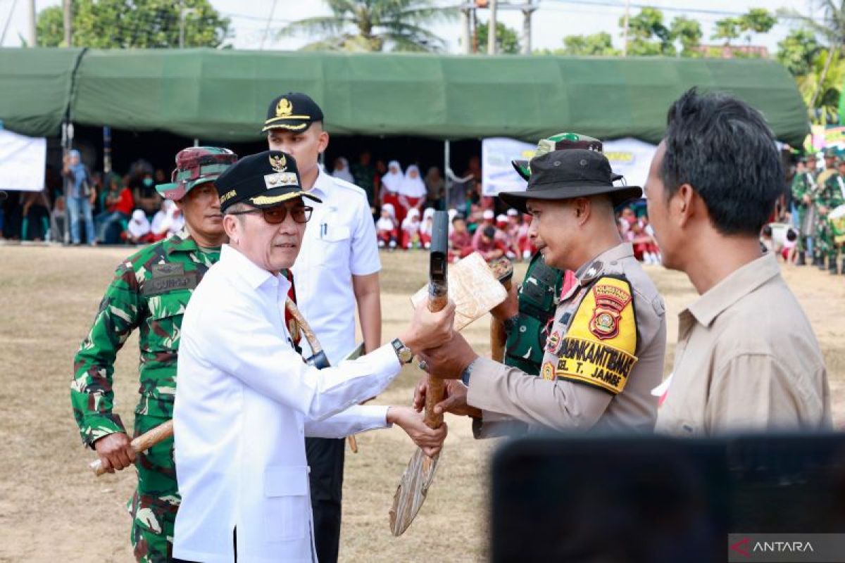 TMMD bangun infrastruktur jalan di Talang Jambe Palembang