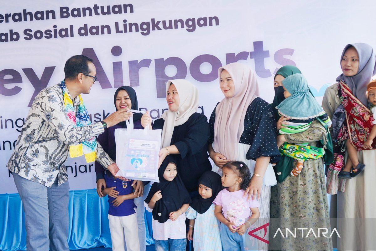Bandara Internasional Syamsudin Noor penuhi gizi 127 anak Banjarbaru