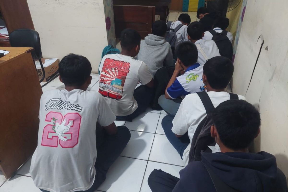 Polisi amankan sembilan pelajar terlibat tawuran