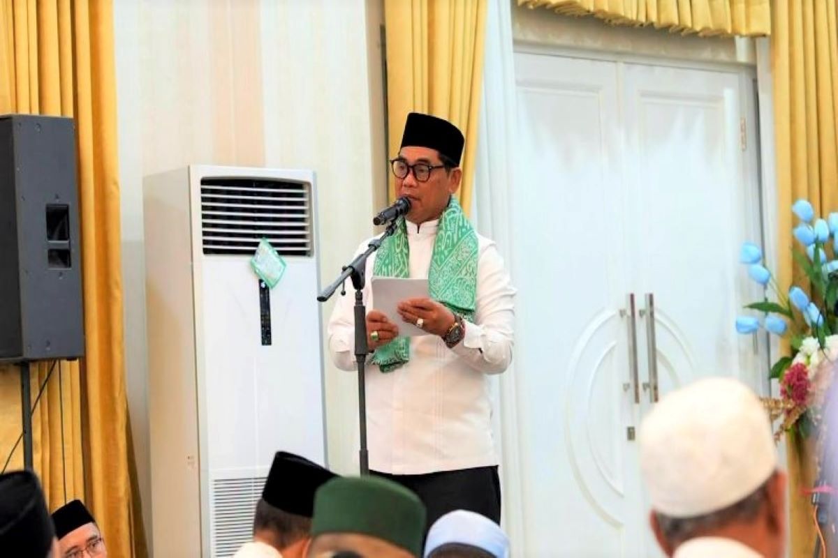 Syukuran kepulangan haji, Shalahuddin harapkan jamaah jadi teladan di masyarakat