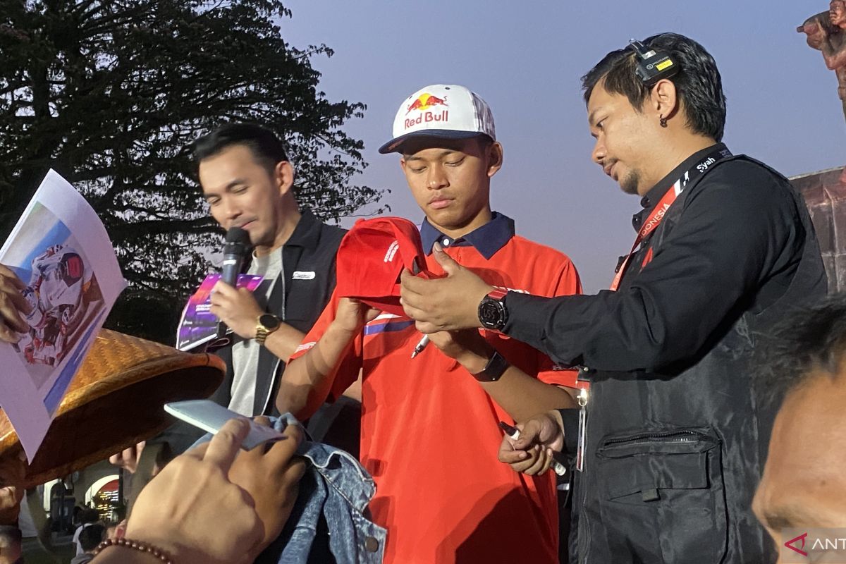 Veda Pratama dan Mario Surya Aji jumpa penggemar di Yogyakarta sebelum ke Mandalika