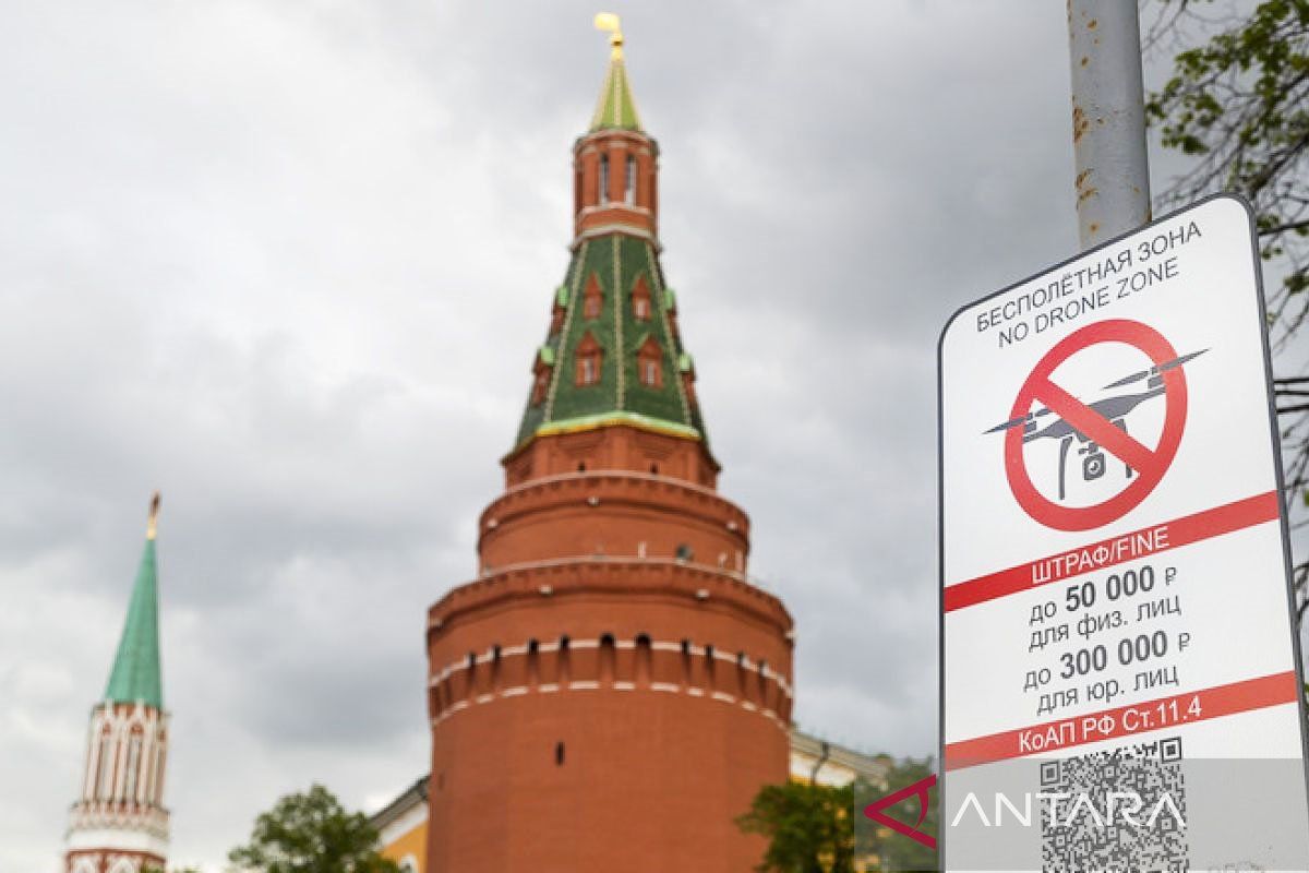 Rusia melaporkan serangan drone besar-besaran Ukraina di Moskow