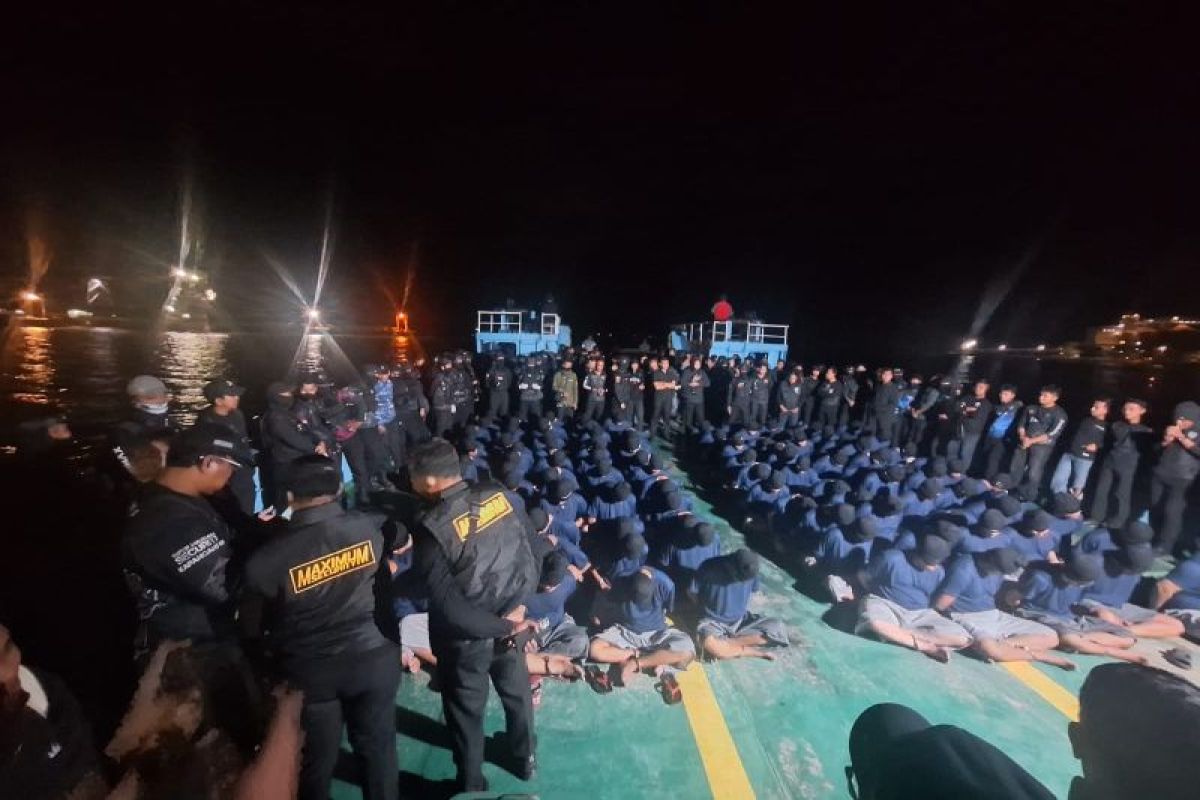 79 narapidana di Sulawesi Selatan dipindahkan ke Nusakambangan