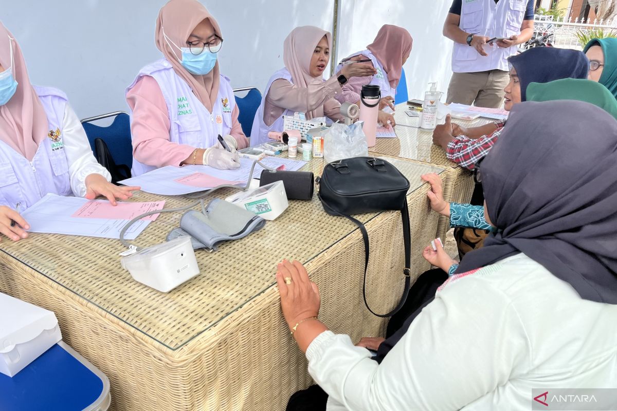 Rumah Sehat BAZNAS Palu berikan pemeriksaan kesehatan gratis bagi warga
