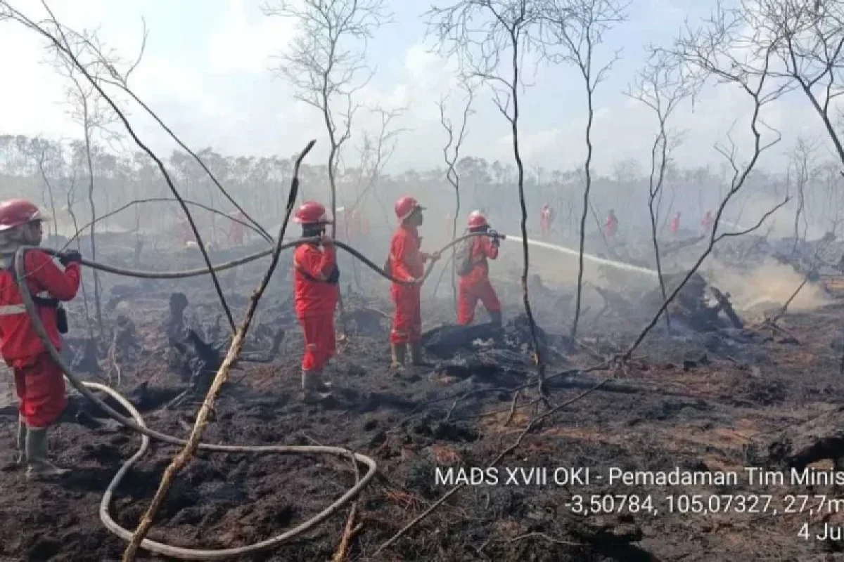 BPBD Sumsel catat tidak ada titik panas setelah diguyur hujan beberapa hari