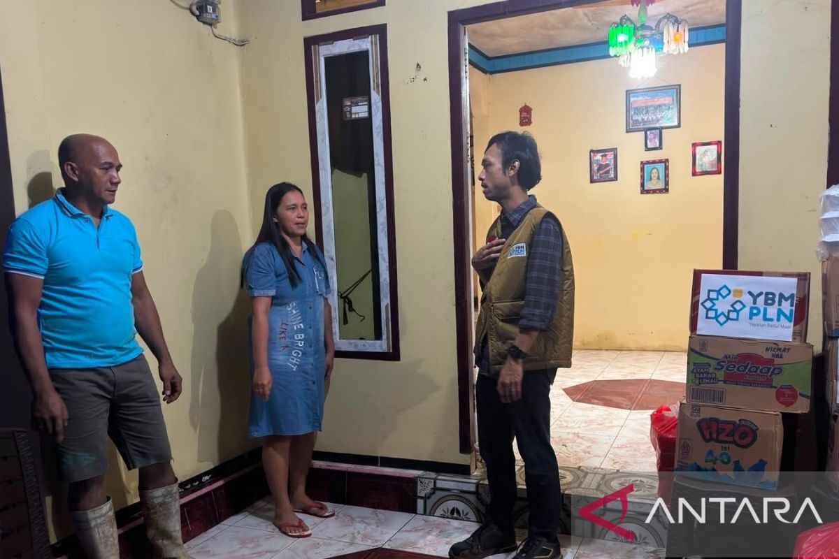 YBM PLN Salurkan Bantuan Darurat untuk Korban Banjir Longsor di Tamako Sangihe