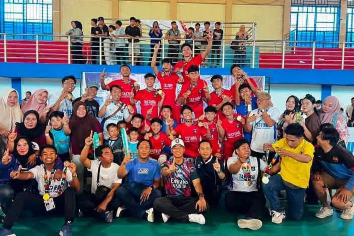Tim Futsal Lombok Tengah raih medali emas di Porprov XII NTB 2026