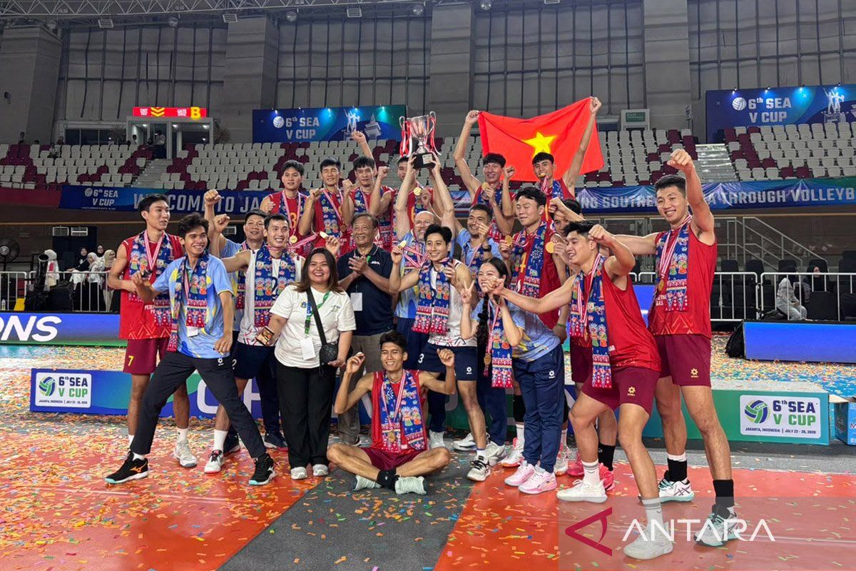 Vietnam jawara SEA V Cup 2026 setelah bungkam Thailand, 3-2
