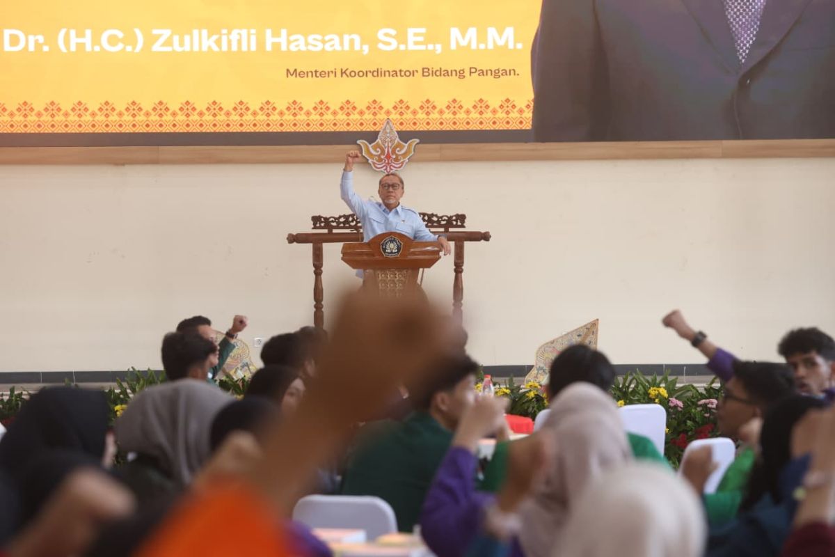 Menko Pangan ajak mahasiswa kawal kebijakan lewat dialog terbuka